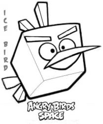 plansa de colorat angry birds #18