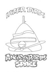 plansa de colorat angry birds #19