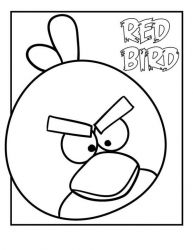 plansa de colorat angry birds #5