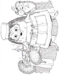 plansa de colorat animale #17