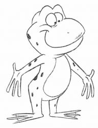 plansa de colorat animale #11