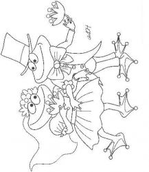 plansa de colorat animale #12