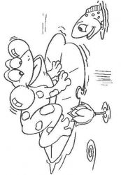 plansa de colorat animale #2