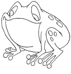 plansa de colorat animale #8