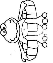 plansa de colorat animale #9