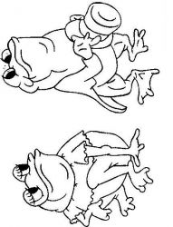 plansa de colorat animale #18