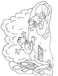 plansa de colorat animale #6