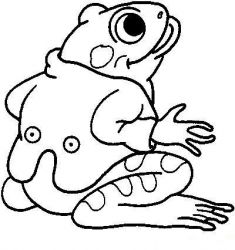 plansa de colorat animale #4