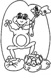 plansa de colorat animale #7