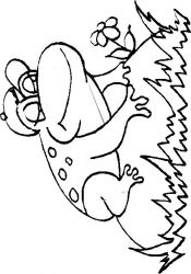 plansa de colorat animale #17