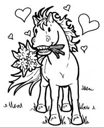 plansa de colorat animale #15