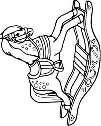 plansa de colorat animale #4