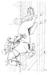 plansa de colorat animale #8