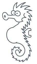 plansa de colorat animale #12