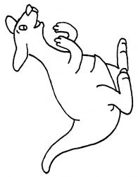 plansa de colorat animale #19