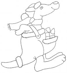 plansa de colorat animale #21