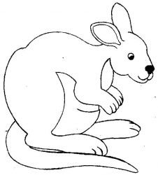 plansa de colorat animale #3