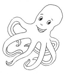 plansa de colorat animale #2