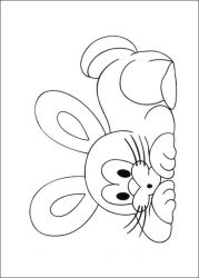 plansa de colorat animale #15