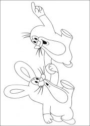 plansa de colorat animale #21