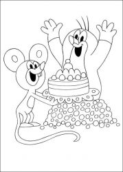 plansa de colorat animale #2