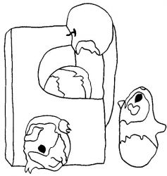 plansa de colorat animale #18