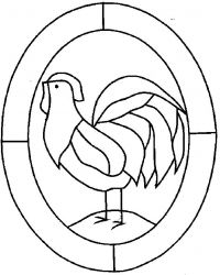 plansa de colorat animale #8