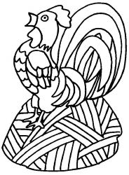 plansa de colorat animale #9