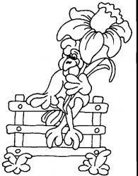 plansa de colorat animale #13