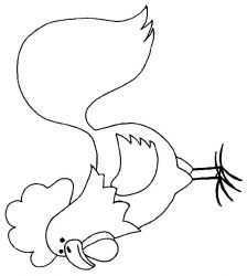 plansa de colorat animale #19