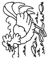 plansa de colorat animale #2