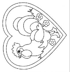 plansa de colorat animale #3