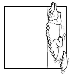 plansa de colorat animale #2