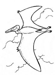 plansa de colorat animale dinozauri #8