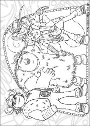 plansa de colorat animale #6