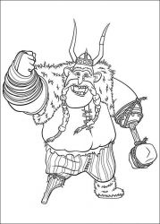 plansa de colorat animale #13