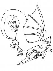 plansa de colorat animale #18