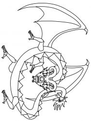 plansa de colorat animale #2