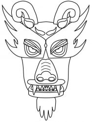 plansa de colorat animale #6