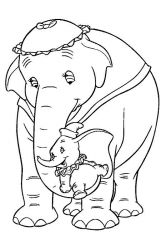 Planse De Colorat Cu Animale Elefanti Desene De Colorat Cu A