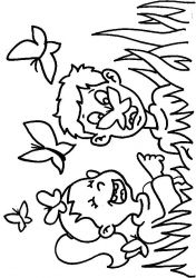 plansa de colorat animale #12