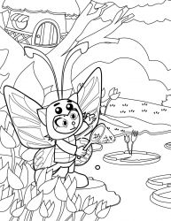 plansa de colorat animale #2