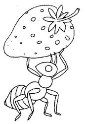 plansa de colorat animale #9