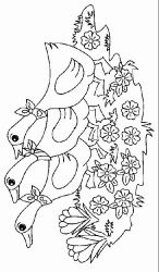 plansa de colorat animale #6