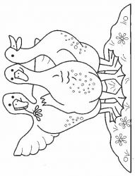 plansa de colorat animale #7