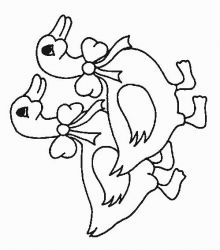 plansa de colorat animale #11