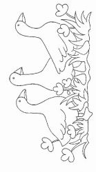 plansa de colorat animale #12