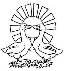 plansa de colorat animale #15