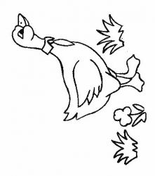 plansa de colorat animale #17