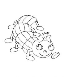 plansa de colorat animale #7